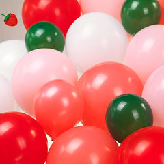 131pcs Strawberry Candy Fruit Theme Arch Garland Set Balloons For Party Decor