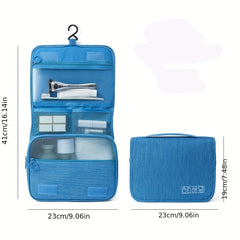 Travel Makeup Storage Bag Hanging Utility Bag for Wet Dry Separation