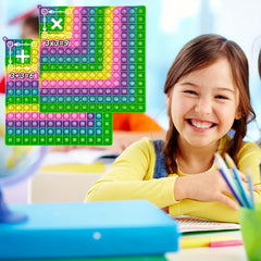 Silicone Math Toys 12x12 Front & 12 12 Back Educational Learning Tools