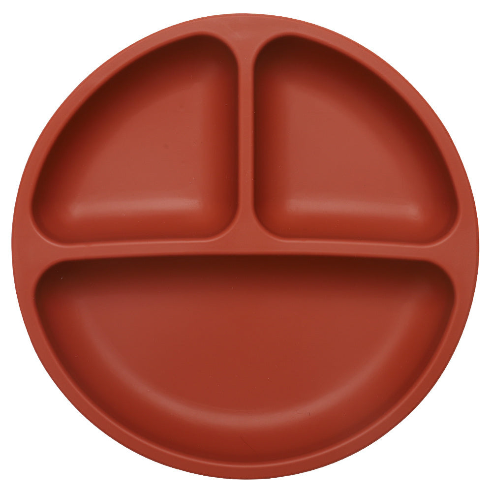 Safe Soft Silicone Baby Toddler Plate Dishwasher & Microwave Safe