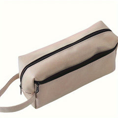 Large Capacity Double Zipper Pencil Case Pure Oxford Cloth Stationery Bag