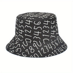 Graffiti Print Bucket Hat Unisex Hip Hop Sunscreen Basin Hat
