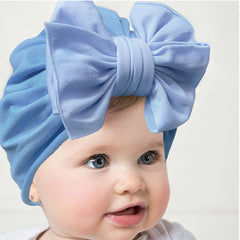 Nylon Bow Baby Hat 0-3 Years Old