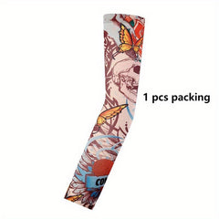 Men's Breathable Tattoo Sleeves Sun Protective Outdoor Activities