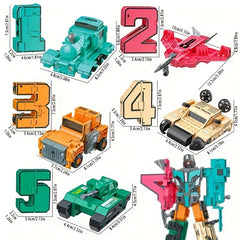 Robot Model Kit for Kids, Vehicle Shape DIY Building Set