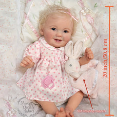 20 Inch Reborn Baby Dolls Realistic Soft Body Newborn Dolls Christmas Gift