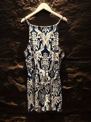 Boho Floral Print Romper Sleeveless Drawstring