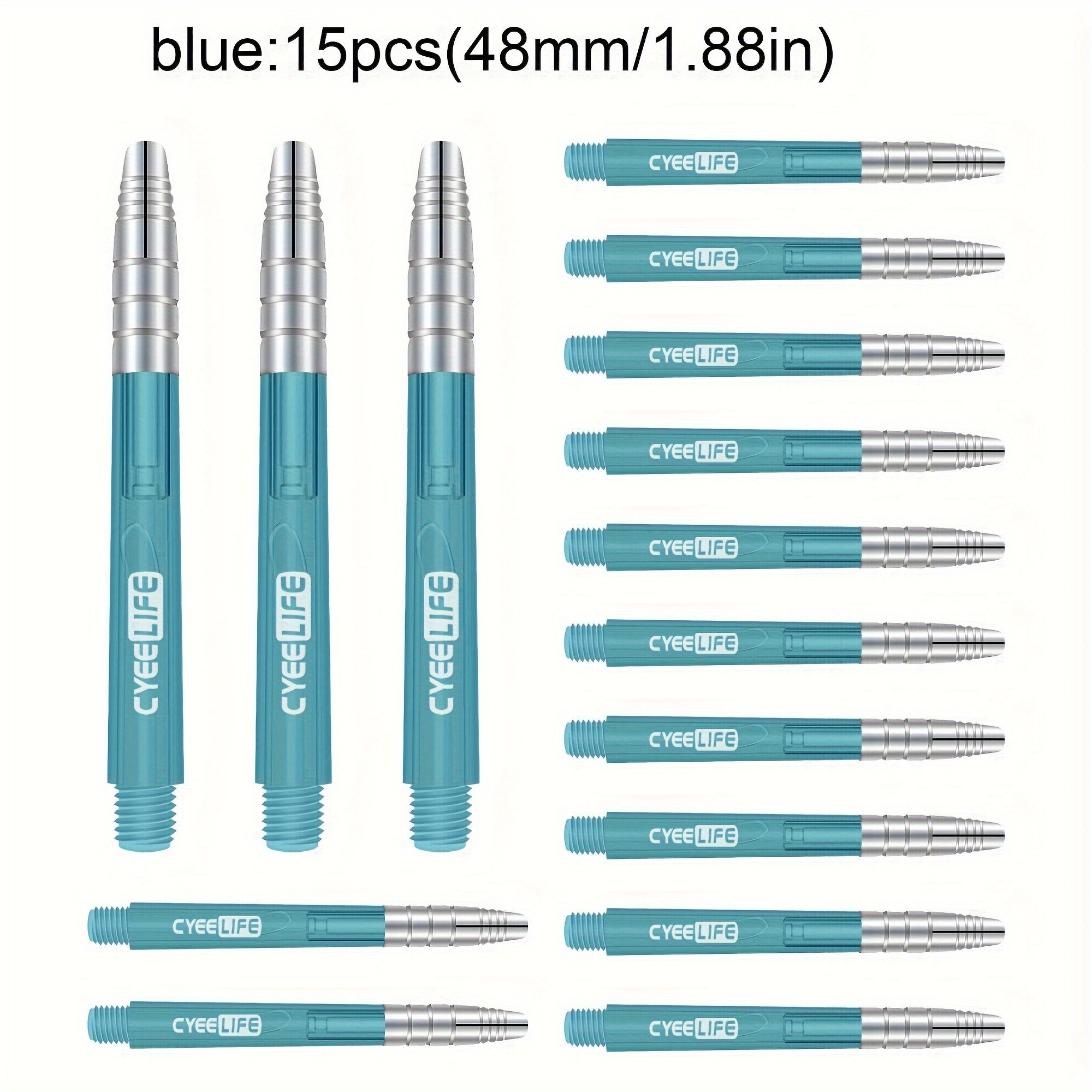 48mm Colorful PC Rod Aluminum Head Dart Rod Dart Accessories