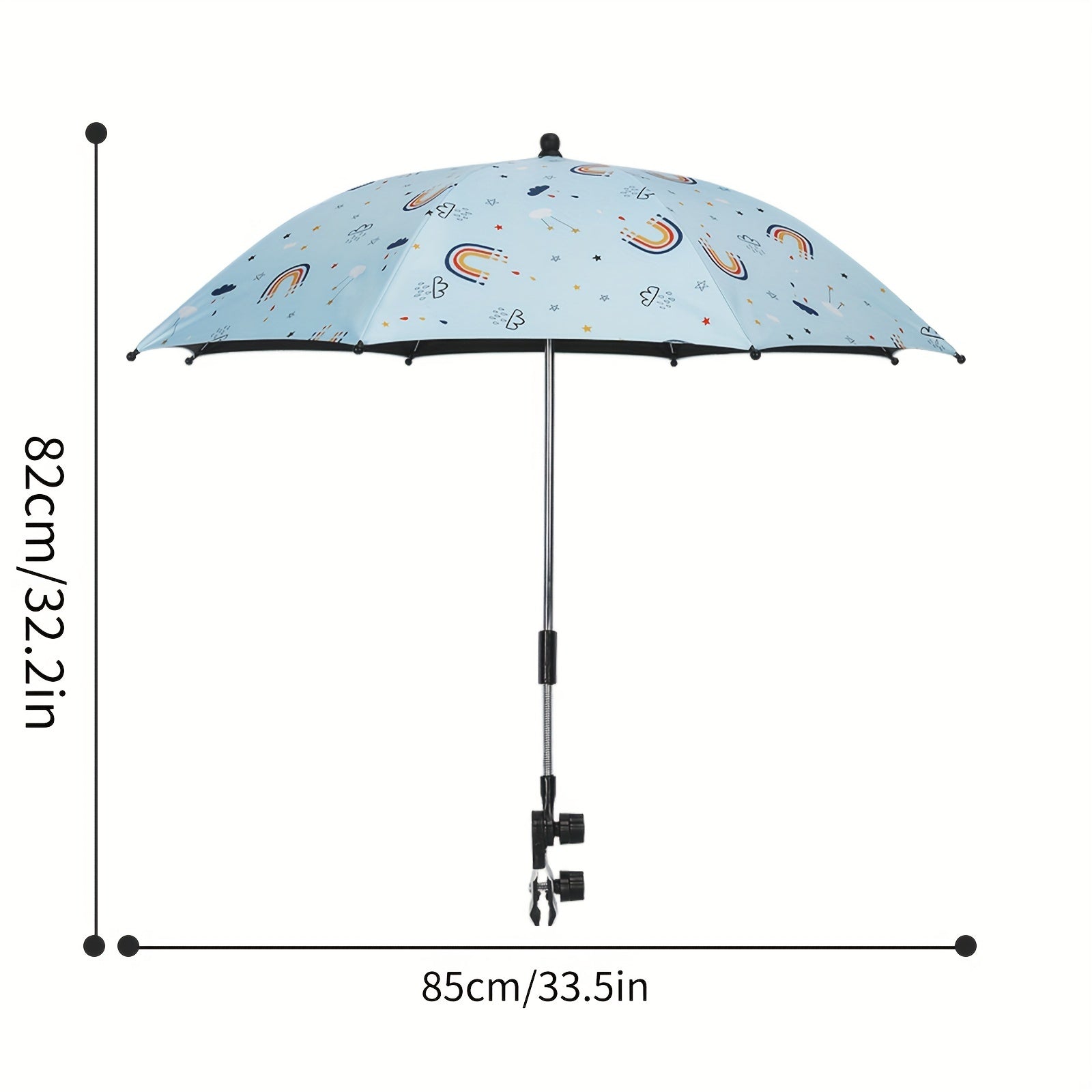 Adjustable Baby Stroller Sunshade for Safety & Comfort