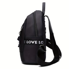 Star Decor Backpack Purse Preppy Daypack for Women