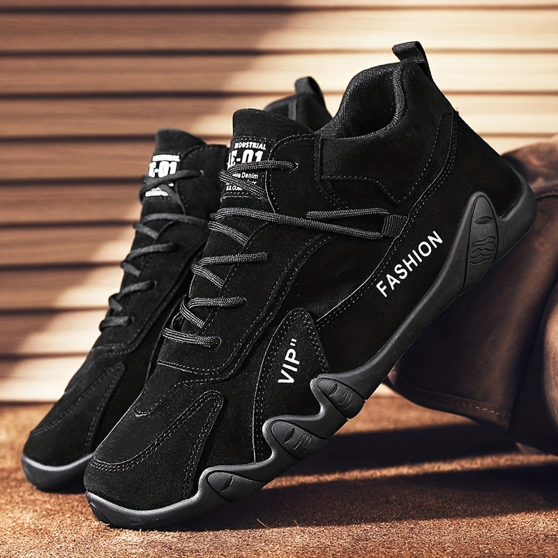 Men's Lace up Sneakers Comfortable Driving Shoes