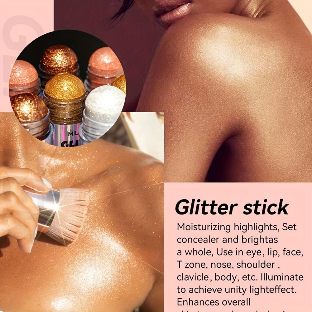 11g Glitter Highlighter Stick, Three-dimensional Contouring