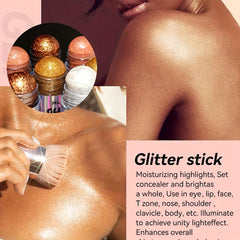 11g Glitter Highlighter Stick, Three-dimensional Contouring