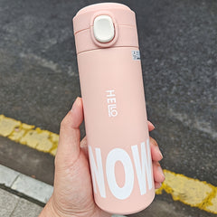 Stainless Steel Insulated Water Bottle 450ml - Thermal Cup Hot & Cold
