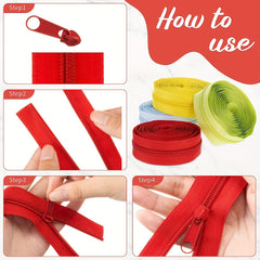 3 66 Meter Zipper 5 Nylon Zipper Tape For Sewing Zippers By The Yard