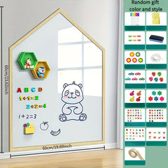 Detachable Magnetic Whiteboard 50.01 x 59 Self Adhesive Dry Erase Board