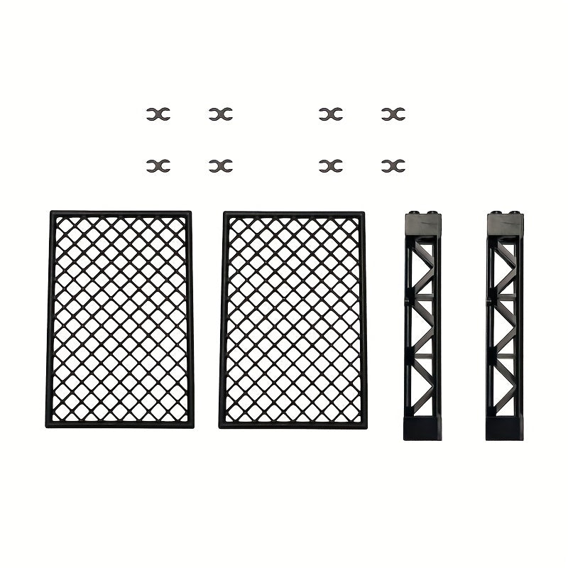 Mesh Fence Military Model Barrier Iron Wire Prop Protection Grid
