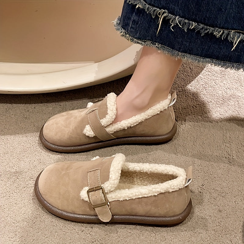 Winter Plush Lined Snow Boots Thermal Warm Snow Shoes