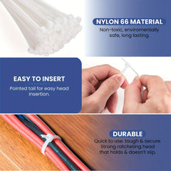 100pcs Heavy Duty Cable Zip Ties 29 46 Cm