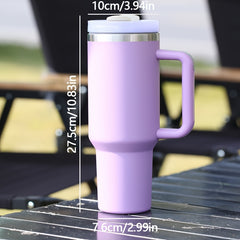 40oz Stainless Steel Insulated Tumbler Handle Warm Cold Sports Water Cup