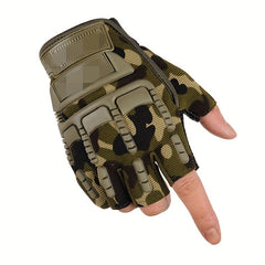 Men's Cycling Gloves Non slip Wear resistant Half Finger Protective Gloves