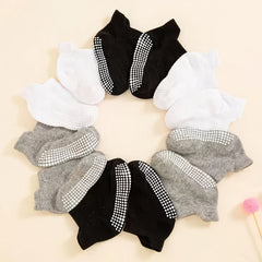 6 Pairs Baby Anti Slip Cotton Socks Toddler Socks