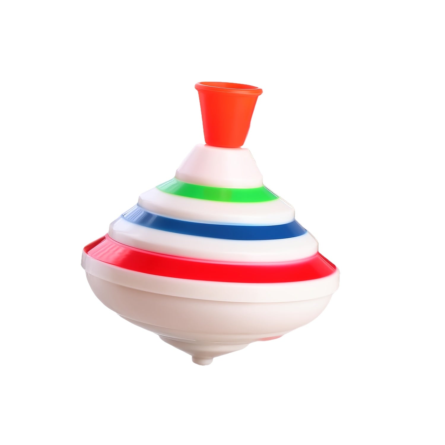 LED Music Spinning Top Toy Colorful Stripes & Lights