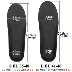 Orthopedic Insoles with Arch Support - Sweat Absorbent Running Shoe Inserts