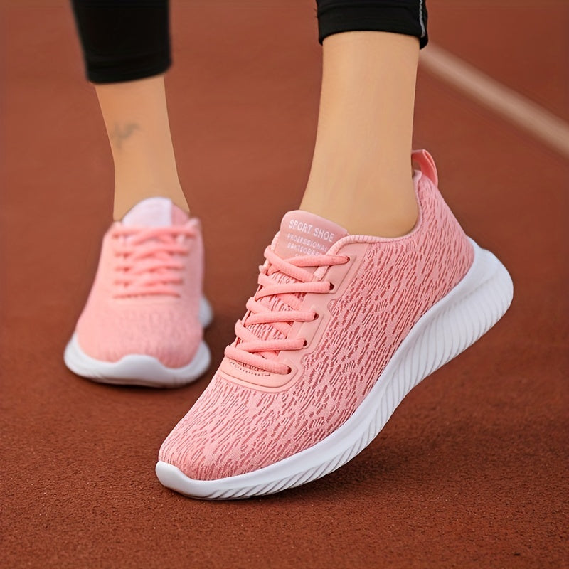 Breathable Knitted Sports Shoes for Outdoor Running