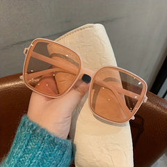 Oversized Square Sunglasses UV400 for Women Men Beach Party Club