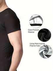 Men's Quick Drying Compression T-Shirt for Fitness Activities