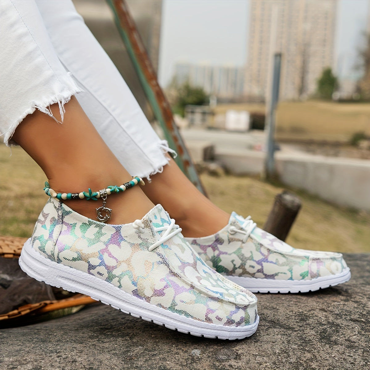 Women's Boat Shoes Comfort Lace Up Walking Slip On Sneakers