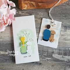 Catlove Backdrop Dog Metal Cutting Dies Scrapbooking Stencil DIY Craft