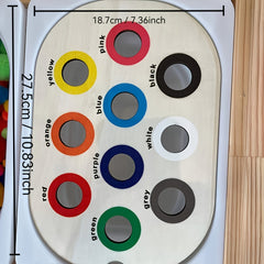 Wooden Sensory Tray for Children's Educational Games