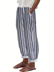 Striped Gym Fitness Pants Women's Athleisure