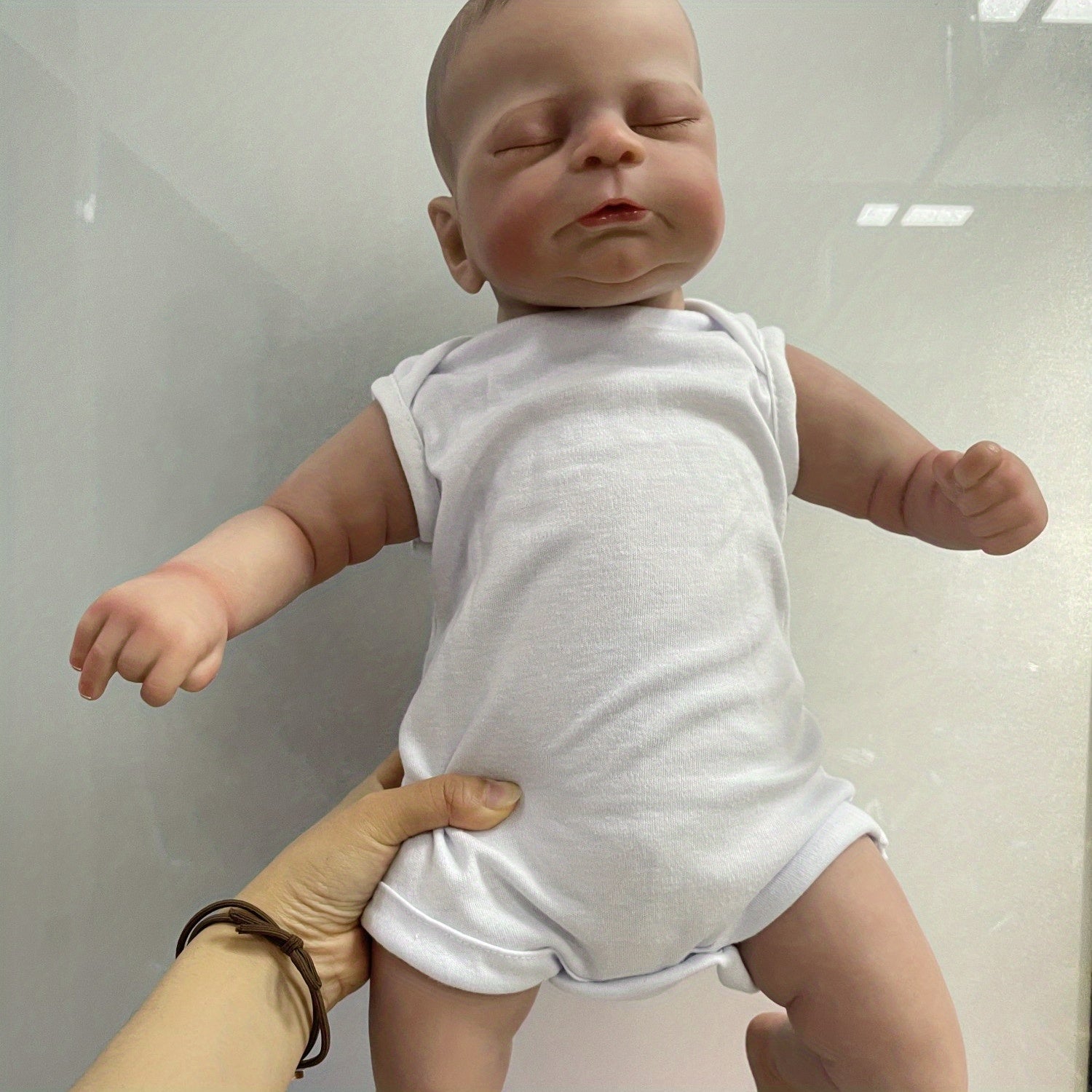 50 8 Cm Reborn Doll Sleeping Baby Boy High Genesis Hand Painted Doll