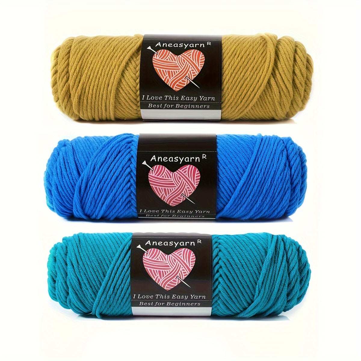 95g Thick Crochet Yarn for Hat Jacket Scarf Doll B