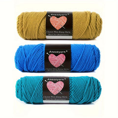 95g Thick Crochet Yarn for Hat Jacket Scarf Doll B