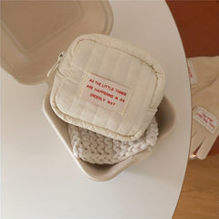 Small Makeup Bag Lipstick Storage Coin Purse Girl Accessories Organizer