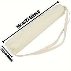 Canvas Yoga Mat Storage Bag Large Capacity Sports Bag