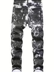 Men's Slim Fit Retro Stretch Jeans - All Seasons