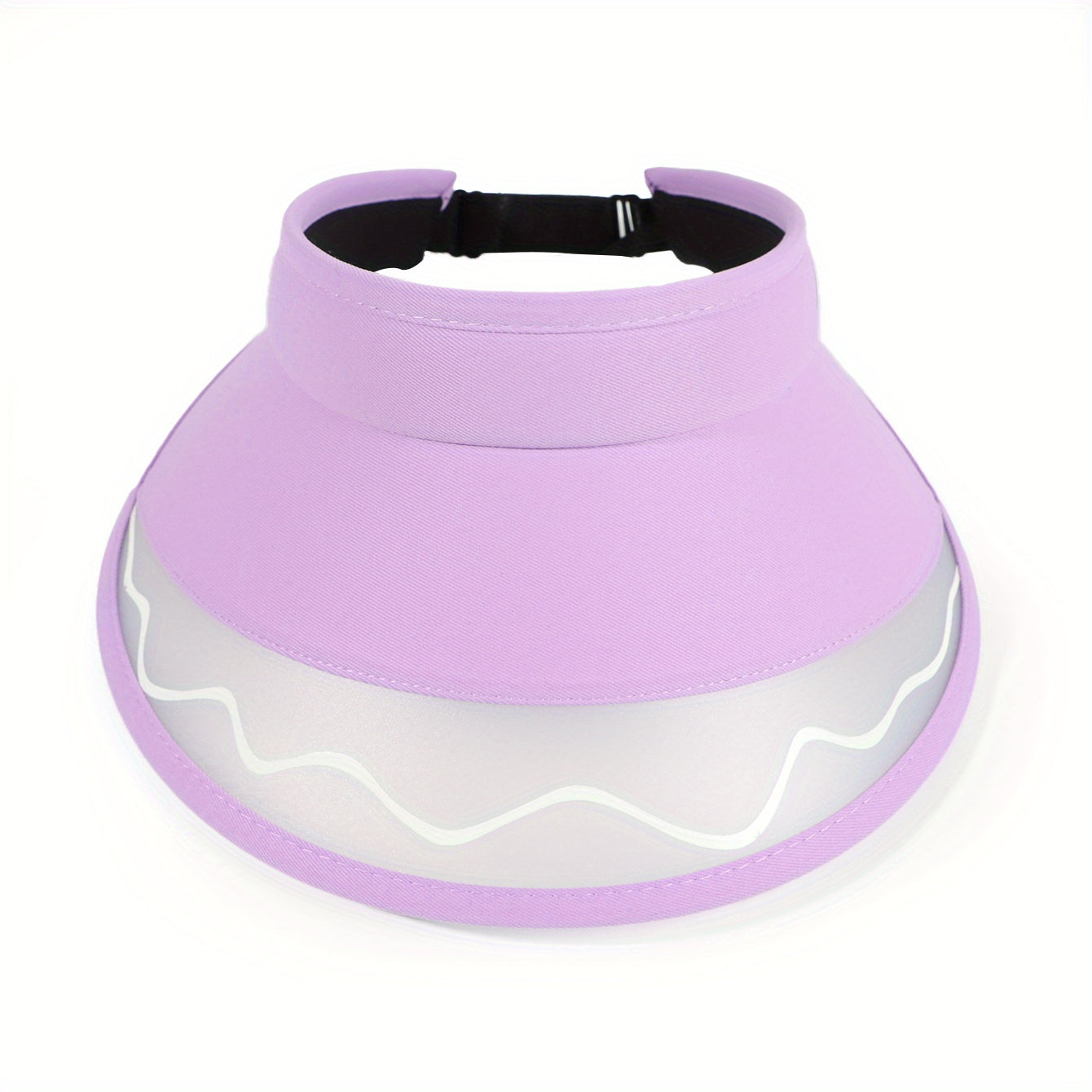 PVC Letter Print Visor Hat UV Protection Sun Hats