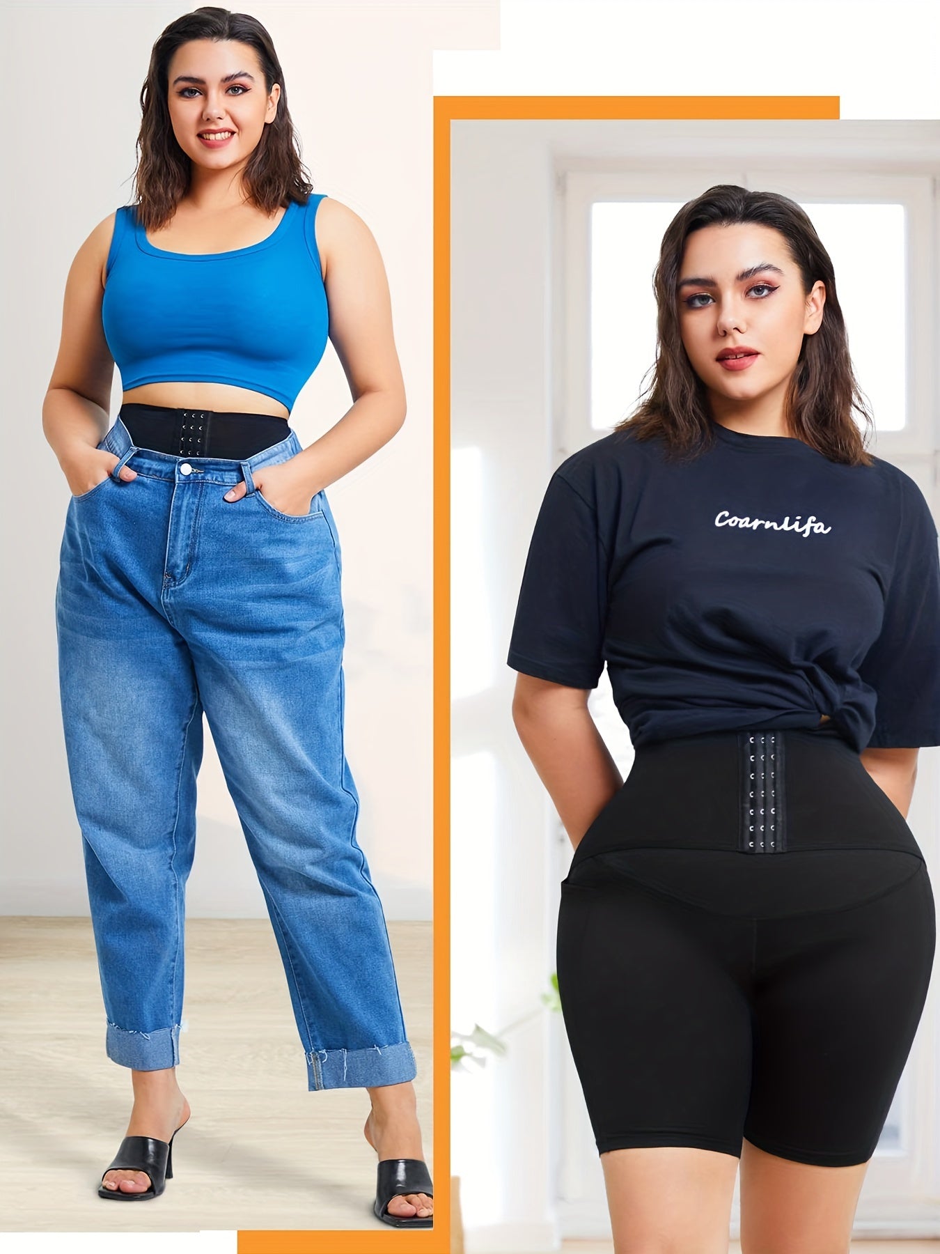 Women's Compression Shorts with Pockets & Butt Lifting