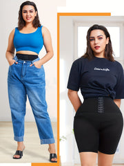 Women's Compression Shorts with Pockets & Butt Lifting