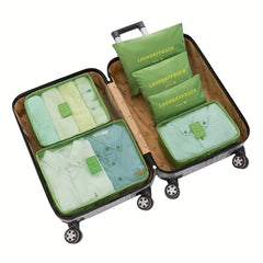 6pcs Lightweight Luggage Packing Cubes Clothing Organizer