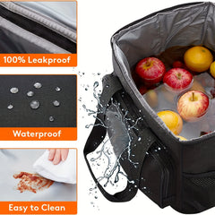 Insulated Lunch Bag Reusable Waterproof Leakproof Cooler Bag
