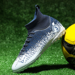 High Top Turf Football Boots Outdoor TF Soccer Cleats