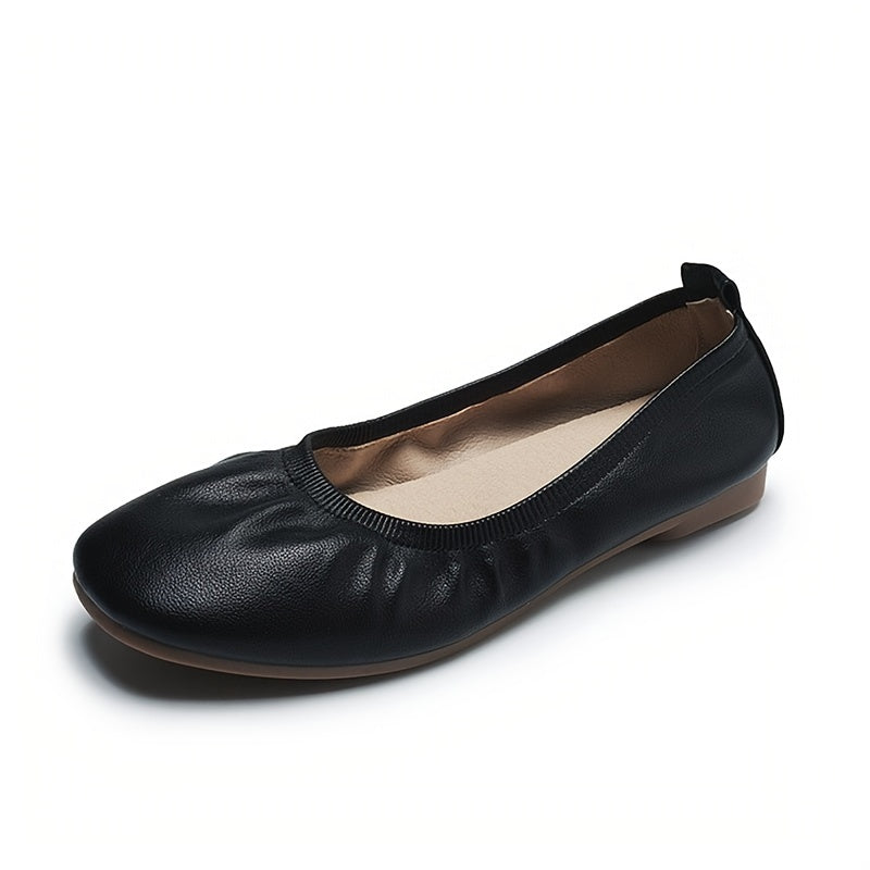 Women's Soft Sole Flat Shoes Faux Leather Ballet Shoes
