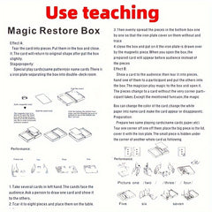 1 Piece Poker Card Restoration Magic Props for Family Party