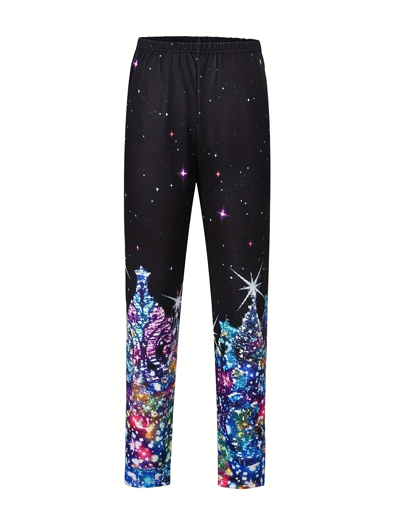 Casual Leggings Women's Plus Graphic Print Skinny Leggings